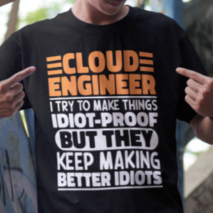 クラウドエンジニアがモノを作るおもしろい諺 Tシャツ