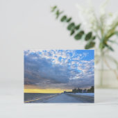 クラウドオーバーフォートマイヤーズビーチアットサンセット ポストカード (スタンド正面)