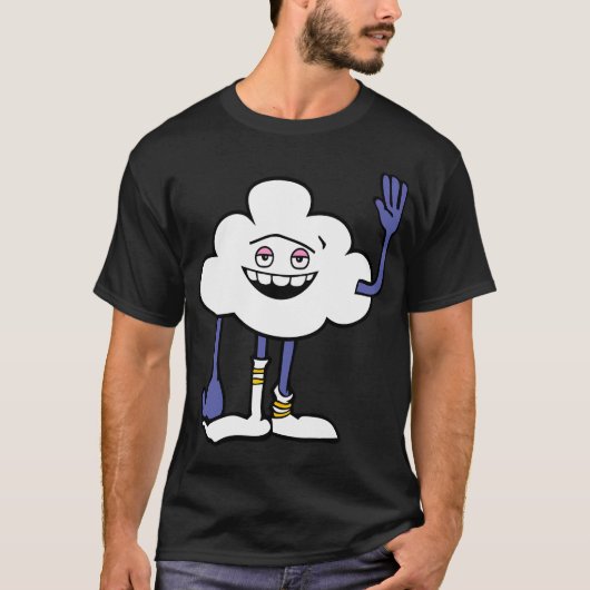 クラウドガイ・トロルズデザイン Tシャツ (正面)
