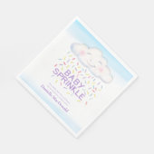 クラウドキャンディベビーふりかけカラフル水カラーアート スタンダードランチョンナプキン (角)