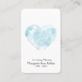 クラウドクリスチャン写真祈りの言葉カード 名刺