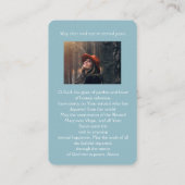 クラウドクリスチャン写真祈りの言葉カード 名刺 (裏面)