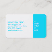 クラウドクロス(白) 名刺 (裏面)