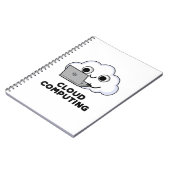 クラウドコンピューティングの面白いコンピュータ天気パングッズ ノートブック (左側)