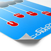 クラウドコンピューティング ポスター (角)