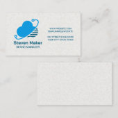 クラウドコンピューティング | 技術デーモダンタロゴ 名刺 (正面/裏面)