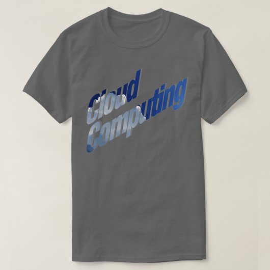 クラウドコンピューティング Tシャツ (デザイン正面)