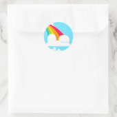 クラウドステッカー ラウンドシール (バッグ)