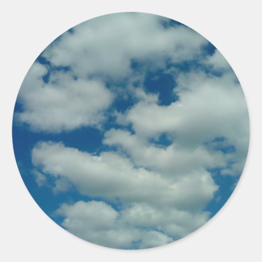 クラウドステッカー ラウンドシール (正面)