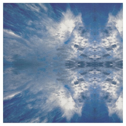 クラウドストリークス抽象芸術 ファブリック (クローズアップ)