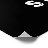 クラウドストレおもしろいージ天気予報テクノロジーPun Dark BG ポスター (角)