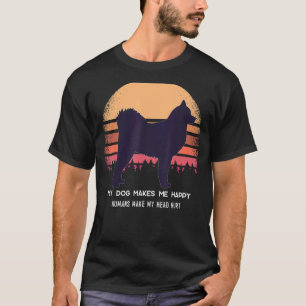 クラウドスピッツドイツスピッツレトロ4 Tシャツ