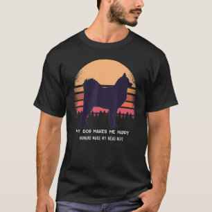 クラウドスピッツドイツスピッツレトロ4 Tシャツ