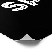 クラウドスピーカおもしろいー天気予報パンダークブルーイング ポスター (角)