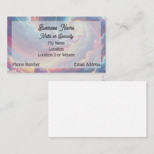 クラウドスワール名刺 名刺 (正面/裏面)