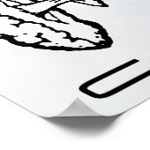 クラウドチェザーポスターホワイト ポスター (角)