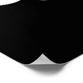 クラウドナイおもしろいンウェザープンダークBG ポスター (角)