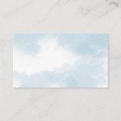 クラウドナインのブライダルシャワーエンクロージャカード エンクロージャーカード (裏面)