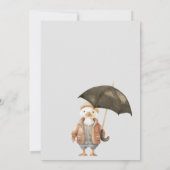 クラウドナインウッドランドヘッジホッグ誕生日 招待状 (裏面)