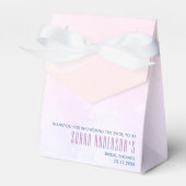 クラウドナインパアートステルはっきりしたブライダルシャワー フェイバーボックス (正面サイド)