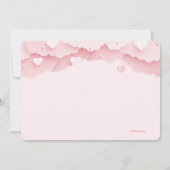 クラウドナインフォトバースアナウンスピンク 案内状 (裏面)