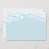 クラウドナインフォトバースアナウンス青 招待状 (裏面)