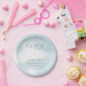 クラウドナインブライダルシャワー紙プレート ペーパープレート (パーティー)