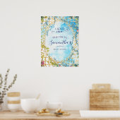 クラウドナインロコリバイバルブライダルシャワーへようこそ ポスター (キッチン)