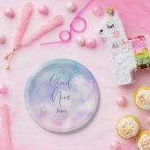 クラウドナイン女の子の赤ちゃんシャワー ペーパープレート (パーティー)