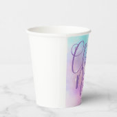 クラウドナイン女の子の赤ちゃんシャワー 紙コップ (右)