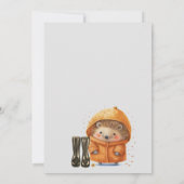 クラウドナイン森のアニマル第九弾誕生日 招待状 (裏面)