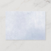 クラウドナイン男の赤ちゃんベビーシャワー予約リクエストEnc エンクロージャーカード (裏面)