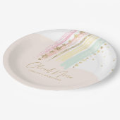 クラウドナイン誕生日 ペーパープレート (アングル)