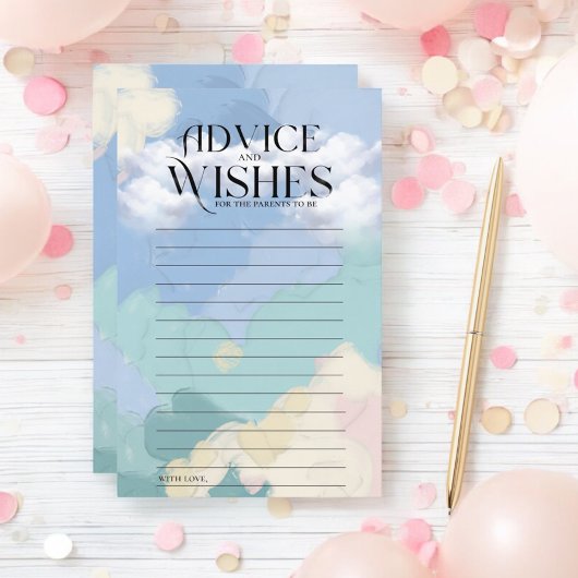 クラウドナイン赤ちゃんシャワーアドバイスとウィッシュ