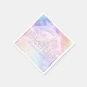 クラウドナイン9th誕生日ナプキンス – かわいいパステルSk スタンダードカクテルナプキン (角)