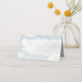 クラウドナイン テーマ 彼女はクラウド9のパーティー プレイスカード