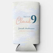 クラウドナイン ブライダルシャワー モダン スリム缶クーラー (正面)