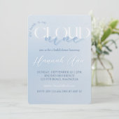 クラウドナイン ブライダルシャワー 招待状 (スタンド正面)