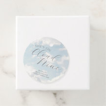 クラウドナイン ブルー 雲の空 現代のブライズシャワー