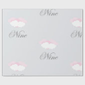 クラウドナイン　優しいふわふわ雲と言葉 ラッピングペーパー (フラット)