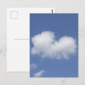 クラウドハートフラットカード ポストカード (正面/裏面)