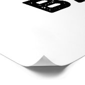 クラウドバックアップおもしろいコンピュータの天気予報 ポスター (角)