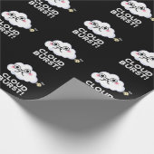 クラウドバーストクおもしろいラウドファートプンダークBG ラッピングペーパー (角)