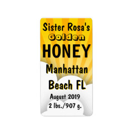 クラウドバーストハニージャパーソナライズされたー ラベル