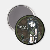 "クラウドバースト"スティームパンクAviatrix妖精マグネット マグネット (正面/裏面)