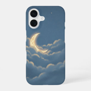クラウドビンテージ月 iPhone 16ケース