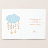 クラウドビーズスターモバイル有ベビー 箔カード (内部)