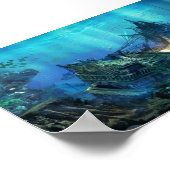 クラウドピラの難破船 ポスター (角)