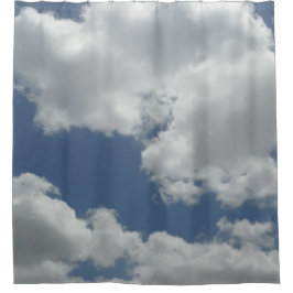 クラウドフォトプリントおもしろい シャワーカーテン