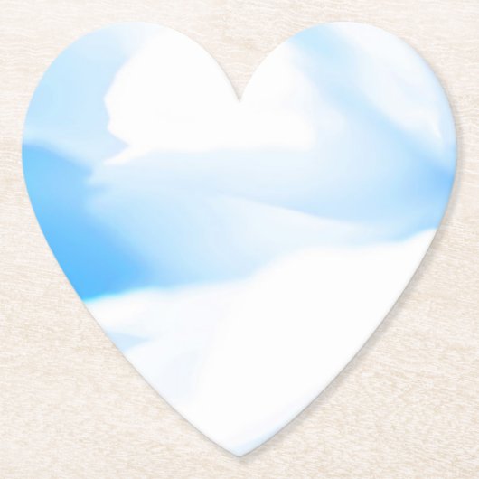 クラウドフラワーペーパーコースター ペーパーコースター (正面)